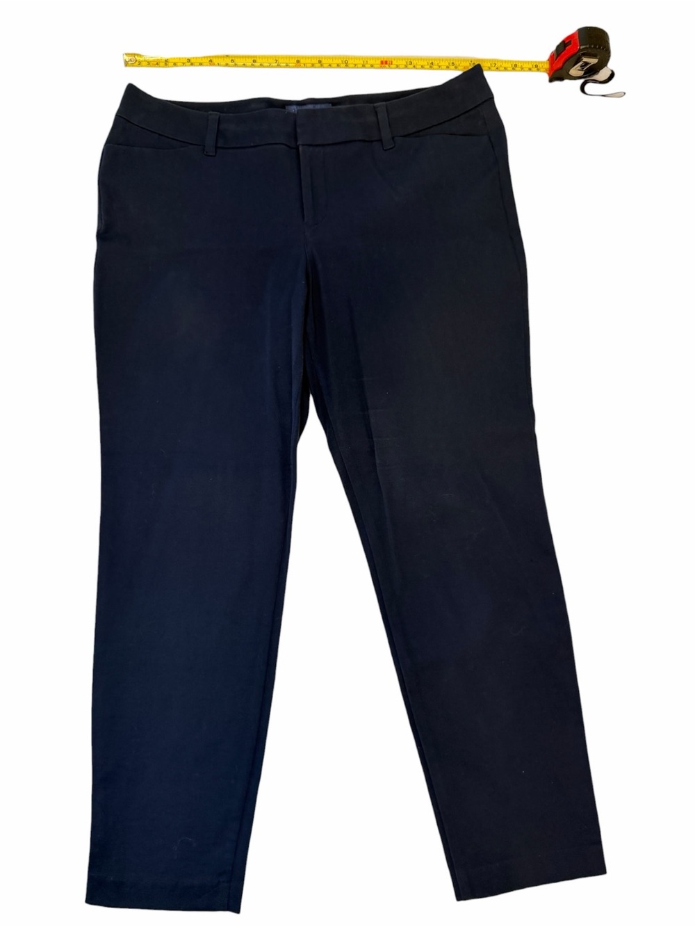 Old Navy Navy Mid-Rise Pixie Pants